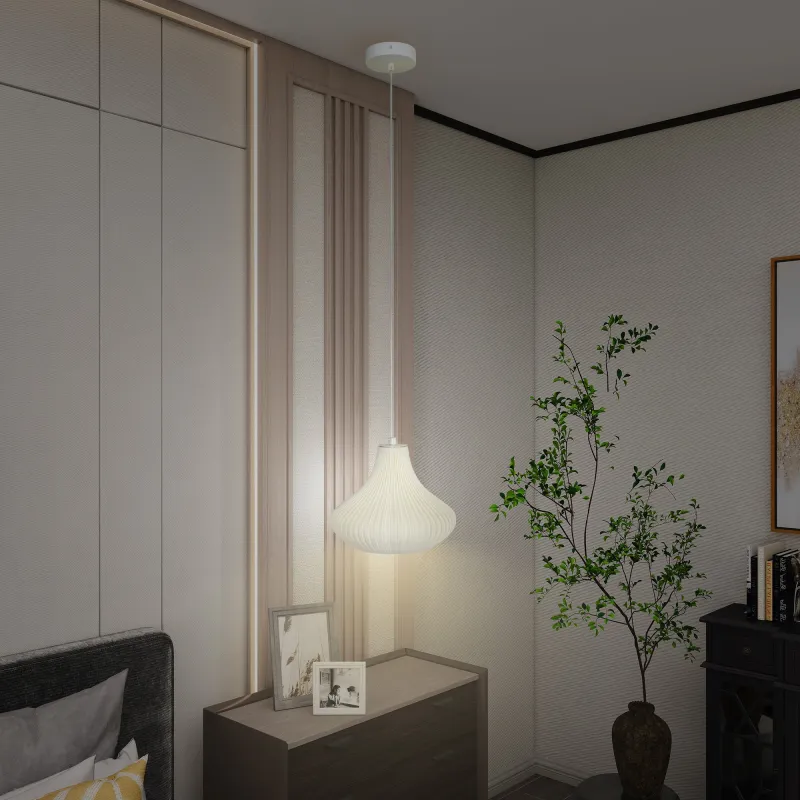 Lámpara de Techo LED Moderna Ø20,5x17,5 cm con Pantalla de Impresión 3D Luz Cálida de 3000K para Salón Dormitori... - Ogal.Es