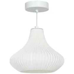 Lámpara de Techo LED Moderna Ø20,5x17,5 cm con Pantalla de Impresión 3D Luz Cálida de 3000K para Salón Dormitori... - Ogal.Es