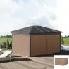 4 Paredes Laterales para Cenador 3x2 m con Ganchos Cortinas sin Ventanas para Carpa de Jardín Exterior Fiesta Ma... - Ogal.Es