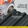 Juego de 12 Paneles para Tejado de Acero Galvanizado 7m² para Caseta de Herramientas Cobertizo 129x45cm Gris Oscuro - Ogal.Es
