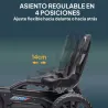 Kart a Pedales para Niños 3-8 Años con Asiento Regulable en 4 Posiciones y Ruedas de EVA 100x58x58,5 cm Negro - Ogal.Es