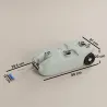 Tanque de Agua Portátil 40 L con Ruedas Manija Metálica y Grifo para Caravanas Autocaravanas y Camping 37x23x80 ... - Ogal.Es