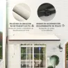 Toldo Eléctrico Retráctil con Manivela Inclinación Ajustable y Protección UV para Jardín Terraza 296x250 cm Crema - Ogal.Es
