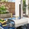 Mini Horno de Leña para Pizza con Piedra Refractaria Pala y Patas Plegables para Camping y Exterior 79x36x75 cm ... - Ogal.Es