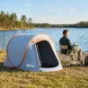 Tienda de Campaña Pop-Up para 2-3 Personas Plegable Impermeable de 2000 mm con Bolsa de Transporte 245x148x105 c... - Ogal.Es