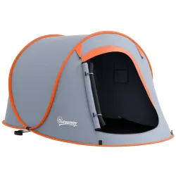 Tienda de Campaña Pop-Up para 2-3 Personas Plegable Impermeable de 2000 mm con Bolsa de Transporte 245x148x105 c... - Ogal.Es