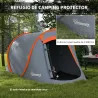 Tienda de Campaña Pop-Up para 2-3 Personas Plegable Impermeable de 2000 mm con Bolsa de Transporte 245x148x105 c... - Ogal.Es