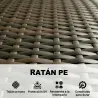 Conjunto de Muebles de Jardín de Ratán Sintético con Sofá Sillones y Mesa de Centro con Vidrio Templado y Cojine... - Ogal.Es