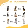 Barrera de Seguridad para Perros 74-80 cm con Montaje a Presión Doble Bloqueo Extensión para Puerta Escalera Blanco - Ogal.Es