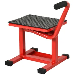 Elevador para Motocicletas con Manivela Altura Ajustable de 27,5/39,5 cm Base Antideslizante Carga 150kg Rojo y ... - Ogal.Es