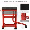 Elevador para Motocicletas con Manivela Altura Ajustable de 27,5/39,5 cm Base Antideslizante Carga 150kg Rojo y ... - Ogal.Es