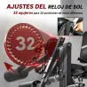 Máquina de Extensión y Curl de Piernas Ajustable con Carga de Placas para Entrenamiento de Cadera Muslos en Gimn... - Ogal.Es