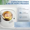 Secadora de Evacuación 3 KG 800W Función Antiarrugas Función Esterilizar 5 Programas Carga Frontal 48x40x56 cm B... - Ogal.Es