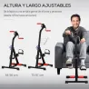 Pedales Estáticos Personas Mayores de Piernas y Brazos Altura Ajustable 75-97 cm Pantalla LCD y Rodillo Masajeador - Ogal.Es