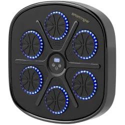 Boxeo Pared Musical con 9 Modos de Velocidad Guantes Conexión Bluetooth Luces LED para Adultos y Niños en Casa O... - Ogal.Es