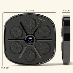 Boxeo Pared Musical con 9 Modos de Velocidad Guantes Conexión Bluetooth Luces LED para Adultos y Niños en Casa O... - Ogal.Es
