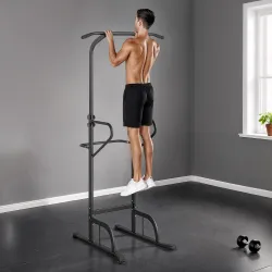 Barra de Dominadas Altura Regulable Estación de Fondos Resistente para Gimnasio en Casa Entrenamiento de Fuerza ... - Ogal.Es