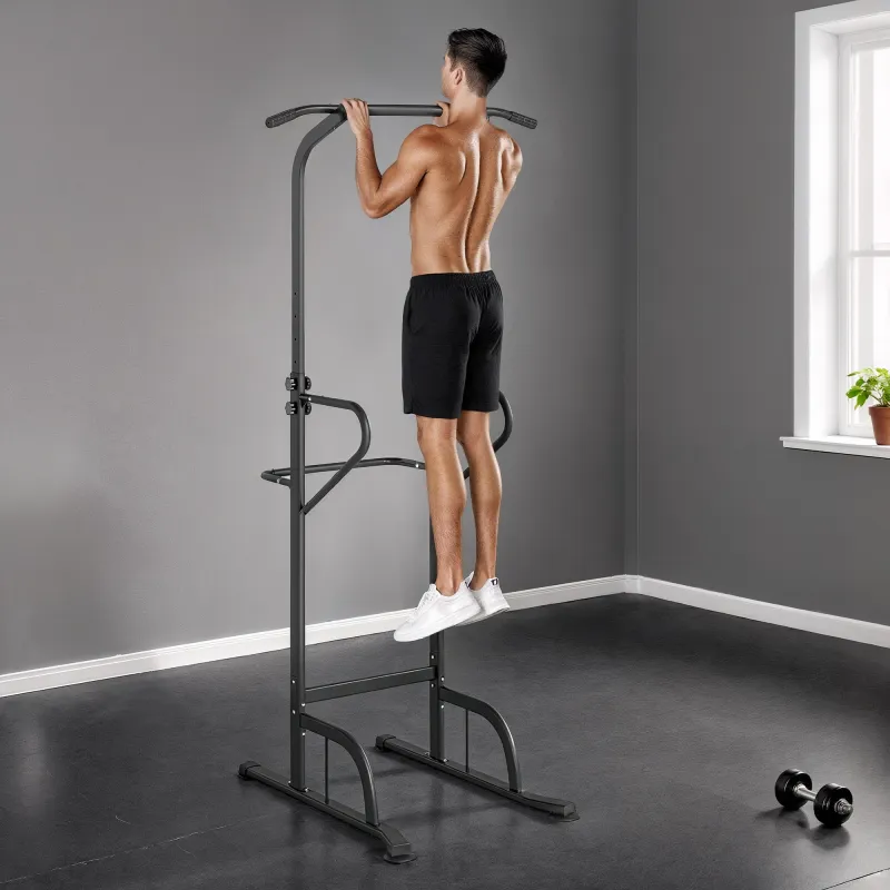 Barra de Dominadas Altura Regulable Estación de Fondos Resistente para Gimnasio en Casa Entrenamiento de Fuerza ... - Ogal.Es