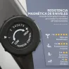 Bicicleta Estática con Respaldo de 8 Niveles de Resistencia con Volante Asiento Ajustable, Pantalla LCD y Soporte - Ogal.Es