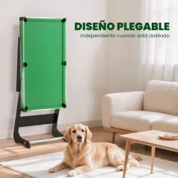 Mesa de Billar Plegable 104 cm con 16 Bolas 2 Tacos Tiza Triángulo y Cepillo para Niños y Adultos Verde - Ogal.Es
