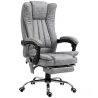 Silla de Oficina con 6 Puntos de Masaje Ajustable con Función de Calefacción Reposapiés Retráctil y Control Remo... - Ogal.Es