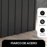 Baúl de Almacenaje Exterior de Acero con 4 Ruedas 2 Asas y Tapa Bloqueable 125,5x61,5x70 cm Gris Oscuro - Ogal.Es