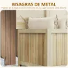 Arcón Exterior de Madera 172 L Baúl Almacenaje con Tapa Abatible Resistente a la Intemperie para Jardín Madera N... - Ogal.Es