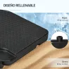 Base para Sombrilla de 4 Piezas Soporte para Parasol de HDPE Rellenable con Agua 59 kg o Arena 80 kg para Jardín... - Ogal.Es
