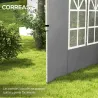 Paredes Laterales para Carpa de 3 x 3 / 3 x 4 m 2 Paneles de Tela Oxford de 295x195 cm con Ventana para Fiestas ... - Ogal.Es