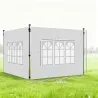 Paredes Laterales para Carpa de 3 x 3 / 3 x 4 m 2 Paneles de Tela Oxford de 295x195 cm con Ventana para Fiestas ... - Ogal.Es