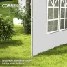 Paredes Laterales para Carpa de 3 x 3 / 3 x 4 m 2 Paneles de Tela Oxford de 295x195 cm con Ventana para Fiestas ... - Ogal.Es