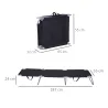 Tumbona Jardín Exterior Plegable con Respaldo Ajustable en 5 Posiciones Carga 120 kg para Terraza 187x55x24 cm N... - Ogal.Es