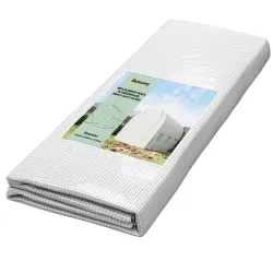 Lona de Repuesto para Invernadero Túnel 6 m², lona PE Anti-UV impermeable 6 ventanas + Puerta Enrollable con cre... - Ogal.Es