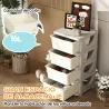 Torre de Almacenamiento Infantil con 4 Cajones para Niños de +3 Años con Bordes Redondeados y Asas 37x37x76 cm C... - Ogal.Es