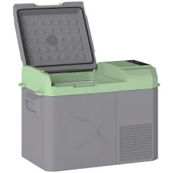 Nevera Portátil Eléctrica 24,2L Refrigerador de Coche 12V-220V -20? a +20 ? con Pantalla Luz LED 60,2x33,4x41,4 ... - Ogal.Es