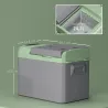 Nevera Portátil Eléctrica 24,2L Refrigerador de Coche 12V-220V -20? a +20 ? con Pantalla Luz LED 60,2x33,4x41,4 ... - Ogal.Es