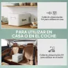 Nevera Portátil Eléctrica 16,8L Refrigerador de Coche 12/24/220V -20? a +20 ? con Pantalla Luz LED 59x32x28 cm B... - Ogal.Es