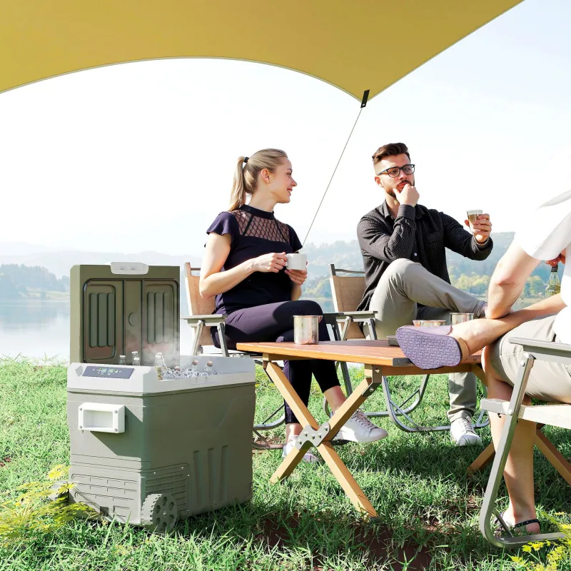 Nevera Portátil Eléctrica 45L Refrigerador de Coche 12V/24V -20? a +20 ? con Pantalla LED Táctil 64,5x43,5x53 cm... - Ogal.Es