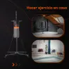 Saco de Boxeo Colgante con Bola de Velocidad Ajustable en Altura de 167-187 cm e Inflador 115x157x221 cm Negro ... - Ogal.Es