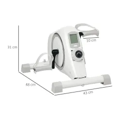 Mini Bicicleta Estática con Resistencia Magnética Pantalla LCD y Pedales Antideslizantes para Ejercitar Brazos y... - Ogal.Es