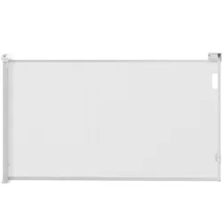 Barrera para Perros Retráctil 0-140 cm Barrera de Seguridad con Interruptor de Cierr para Puertas y Escaleras Bl... - Ogal.Es