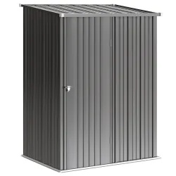 Cobertizo de Jardín Exterior 1,34 m² 161,5x94,5x196 cm con Puerta y Cerradura para Almacenamiento de Herramienta... - Ogal.Es