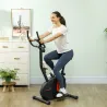 Bicicleta Estática con Resistencia Magnética Ajustable Sensor Pantalla LCD y Asiento Regulable 88x50,5x131,5 cm ... - Ogal.Es