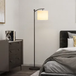 Lámpara de Pie LED Regulable con Temperaturas de Color Ajuste Continuo Control Remoto Temporizador de 60 Minutos... - Ogal.Es