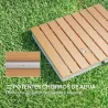 Ducha de Jardín de Suelo 70,5x55 cm con Chorro hasta 4 m con Estructura de Aluminio Resistente a los Rayos UV - Ogal.Es
