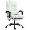 Silla de Oficina con Masaje de 6 Puntos Respaldo Alto Reclinable Altura Ajustable Reposapiés y Mando a Distancia... - Ogal.Es