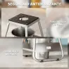 Caballete Tipo Soporte Elevador de Motocross Desmontable de Acero Carga 500 kg con Plataforma de Goma para Repar... - Ogal.Es