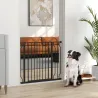 Barrera de Seguridad para Perros con 2 Extensiones Montaje a Presión Doble Bloqueo para Puerta Escalera 75-95 cm... - Ogal.Es