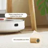 Consola de Recibidor con 2 Cajones Compartimento y Patas de Madera para Pasillo Entrada Entrada Salón Blanco - Ogal.Es