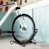 Soporte para Bicicletas de Acero Aparca Bicis de Suelo Plegable Portátil para Casa Garaje Taller 75x41x71-81 cm ... - Ogal.Es